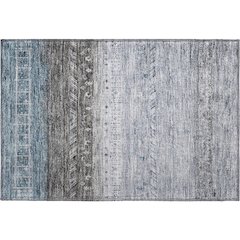 Premium Machine Washable Mayfield AMF1147 Blue 1'8" x 2'6" Rug