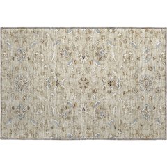 Premium Machine Washable Mayfield AMF1149 Beige 1'8" x 2'6" Rug