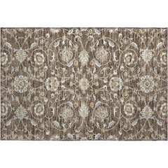 Premium Machine Washable Mayfield AMF1149 Chocolate 1'8" x 2'6" Rug