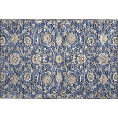 Premium Machine Washable Mayfield AMF1149 Navy 1'8" x 2'6" Rug