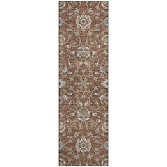 Premium Machine Washable Mayfield AMF1149 Paprika 2'3" x 7'6" Runner Rug