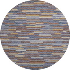 Premium Machine Washable Mayfield  Landscape 8' x 8' Round Rug