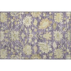 Premium Machine Washable Mayfield AMF1150 Eggplant 1'8" x 2'6" Rug