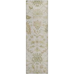 Premium Machine Washable Mayfield AMF1150 Ivory 2'3" x 7'6" Runner Rug