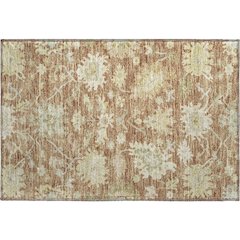 Premium Machine Washable Mayfield AMF1150 Paprika 1'8" x 2'6" Rug