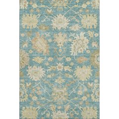 Premium Machine Washable Mayfield AMF1150 Teal 2'6" x 3'10" Rug