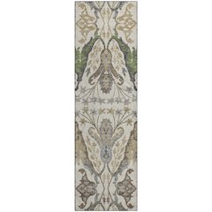 Premium Machine Washable Mayfield AMF1153 Ivory 2'3" x 7'6" Runner Rug