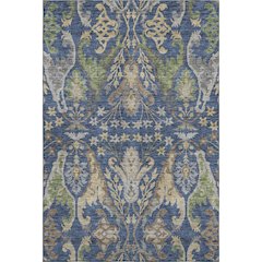 Premium Machine Washable Mayfield AMF1153 Navy 2'6" x 3'10" Rug