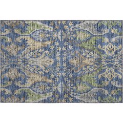Premium Machine Washable Mayfield AMF1153 Navy 1'8" x 2'6" Rug