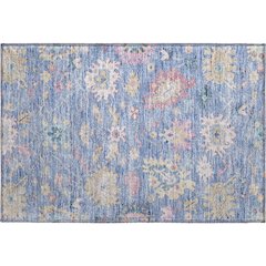 Premium Machine Washable Mayfield AMF1154 Blue 1'8" x 2'6" Rug