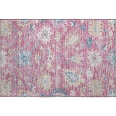 Premium Machine Washable Mayfield AMF1154 Pink 1'8" x 2'6" Rug