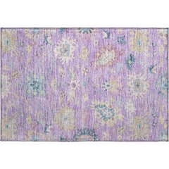 Premium Machine Washable Mayfield AMF1154 Purple 1'8" x 2'6" Rug