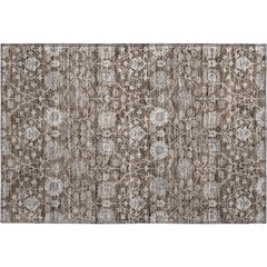 Premium Machine Washable Mayfield AMF1155 Chocolate 1'8" x 2'6" Rug