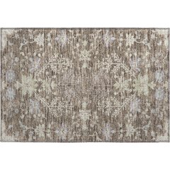 Premium Machine Washable Mayfield AMF1156 Brown 1'8" x 2'6" Rug