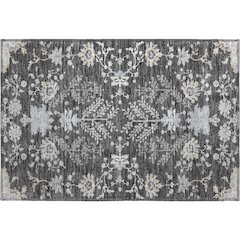 Premium Machine Washable Mayfield AMF1156 Charcoal 1'8" x 2'6" Rug