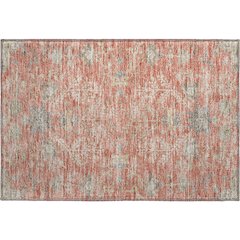 Premium Machine Washable Mayfield AMF1156 Coral 1'8" x 2'6" Rug