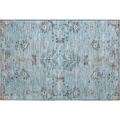 Premium Machine Washable Mayfield AMF1156 Sky 1'8" x 2'6" Rug