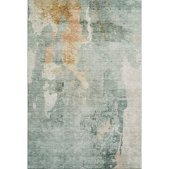 Premium Machine Washable Mayfield AMF1157 Seafoam 2'6" x 3'10" Rug