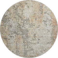 Premium Machine Washable Mayfield AMF1161 Terracotta 8' x 8' Round Rug