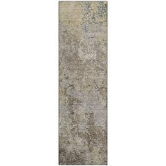 Premium Machine Washable Mayfield AMF1162 Beige 2'3" x 7'6" Runner Rug
