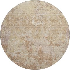 Premium Machine Washable Mayfield AMF1162 Copper 8' x 8' Round Rug