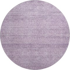 Premium Machine Washable Mayfield AMF1163 Lavender 8' x 8' Round Rug
