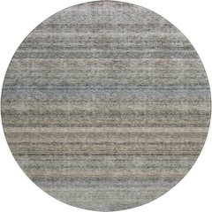 Premium Machine Washable Mayfield AMF1167 Taupe 8' x 8' Round Rug