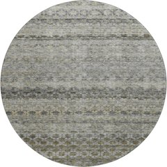 Premium Machine Washable Mayfield AMF1168 Pewter 8' x 8' Round Rug