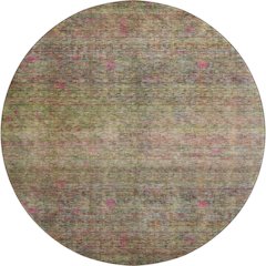 Premium Machine Washable Mayfield AMF1171 Cactus 8' x 8' Round Rug