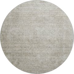 Premium Machine Washable Mayfield AMF1172 Linen 8' x 8' Round Rug