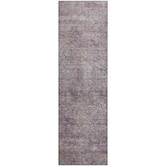 Premium Machine Washable Mayfield AMF1172 Plum 2'3" x 7'6" Runner Rug