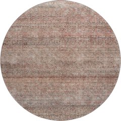 Premium Machine Washable Mayfield AMF1174 Coral 8' x 8' Round Rug