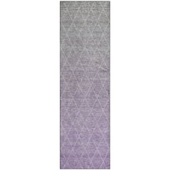Premium Machine Washable Mayfield AMF1175 Lavender 2'3" x 7'6" Runner Rug