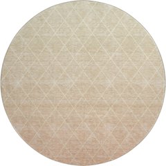 Premium Machine Washable Mayfield AMF1175 Salmon 8' x 8' Round Rug