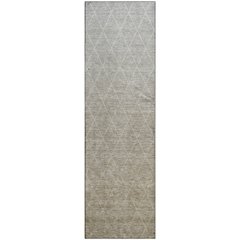Premium Machine Washable Mayfield AMF1175 Taupe 2'3" x 7'6" Runner Rug