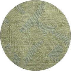 Premium Machine Washable Mayfield  Green 8' x 8' Round Rug