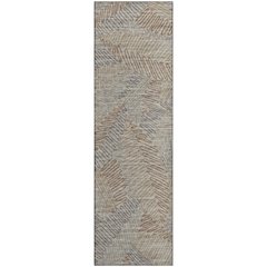 Premium Machine Washable Mayfield  Mocha 2'3" x 7'6" Runner Rug