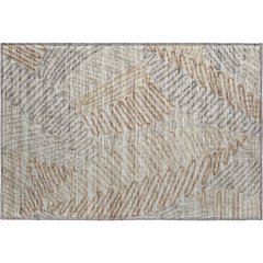 Premium Machine Washable Mayfield  Mocha 1'8" x 2'6" Rug
