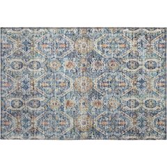 Premium Machine Washable Mayfield AMF1181 Denim 1'8" x 2'6" Rug