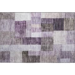 Premium Machine Washable Mayfield AMF1190 Eggplant 1'8" x 2'6" Rug