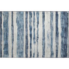 Premium Machine Washable Mayfield AMF1191 Denim 1'8" x 2'6" Rug