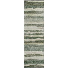 Premium Machine Washable Mayfield AMF1191 Sage 2'3" x 7'6" Runner Rug