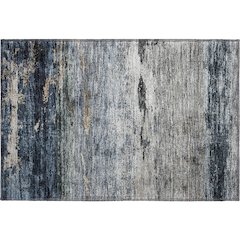 Premium Machine Washable Mayfield AMF1195 Navy 1'8" x 2'6" Rug