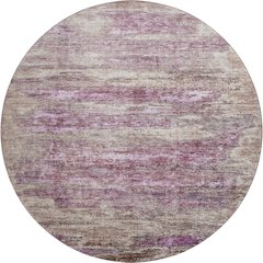 Premium Machine Washable Mayfield AMF1196 Blush 8' x 8' Round Rug