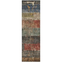 Premium Machine Washable Mayfield AMF1198 Fern 2'3" x 7'6" Runner Rug