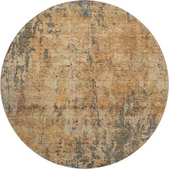 Premium Machine Washable Mayfield AMF1203 Copper 8' x 8' Round Rug
