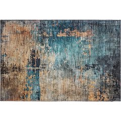 Premium Machine Washable Mayfield AMF1206 Teal 1'8" x 2'6" Rug