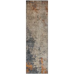Premium Machine Washable Mayfield AMF1212 Khaki 2'3" x 7'6" Runner Rug