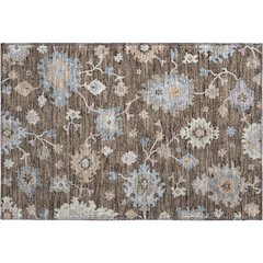 Premium Machine Washable Mayfield AMF1218 Chocolate 1'8" x 2'6" Rug