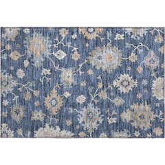 Premium Machine Washable Mayfield AMF1218 Navy 1'8" x 2'6" Rug